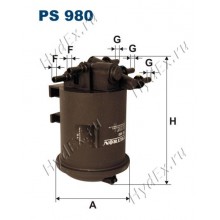 PS 980 FILTRON Фильтр топливный (B3R022PR)